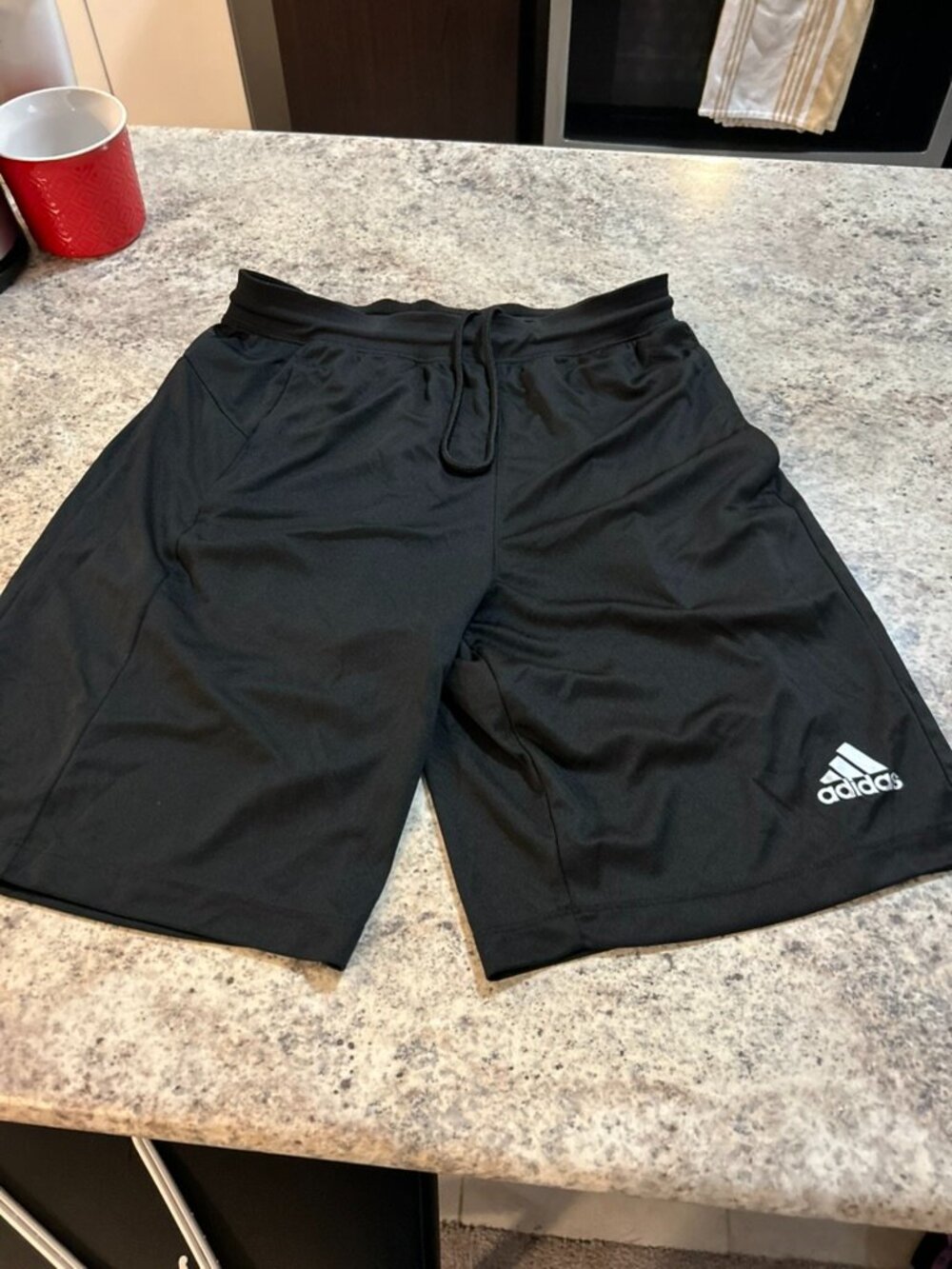 Adidas Climalite Men's Athletic Training Shorts – Black – Size Medium